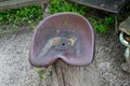 Old Rustic Tractor seat made in to a chair