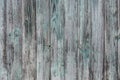 Old rustic wood painted white and green and blue colours background Royalty Free Stock Photo