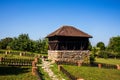 Old rustic wooden house in village Moravski Konaci