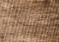 Old rustic wooden plank rough surface with natural cracks and grain texture. Top view Wood texture background. Design element Royalty Free Stock Photo