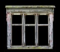 Old Rustic Wooden Window Frame