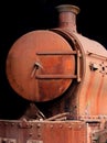 Old rusting abandoned steam locomotive