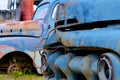 Old Rusting Blue Truck