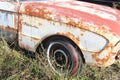 Old rusting car