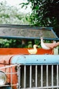 Old and rusty Abandoned pickup Truck, retro style Royalty Free Stock Photo