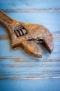 Old Rusty Adjustable Wrench Royalty Free Stock Photo