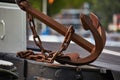 Old Rusty Anchor Royalty Free Stock Photo