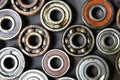 old and rusty ball bearing Royalty Free Stock Photo