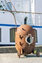 Old rusty bathyscaphe