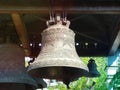 Old rusty bell on Monastery. Holy Trinity Ioninsky Monastery. ph