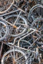Old rusty bikes / bicycles