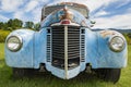 Old rusty truck and old caravan in Stowe Vermont Royalty Free Stock Photo