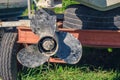 Boat engine propeller Royalty Free Stock Photo