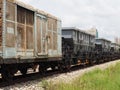 Old and rusty bogie trucks Royalty Free Stock Photo