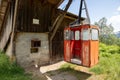 Old rusty cable car carrier Royalty Free Stock Photo