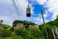 Old rusty cable car in Chiatura, Georgia Royalty Free Stock Photo