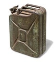 Old rusty canister Royalty Free Stock Photo