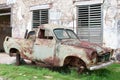 Old rusty car wreck Royalty Free Stock Photo