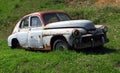Old rusty car wreck Royalty Free Stock Photo