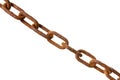 Old rusty chain Royalty Free Stock Photo