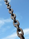 Old rusty chain Royalty Free Stock Photo