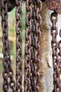 Old Rusty Chains Royalty Free Stock Photo