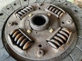 Old rusty clutch texture Royalty Free Stock Photo