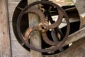 Old rusty cog wheels. Royalty Free Stock Photo