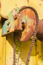 Old rusty cogwheel - concept image