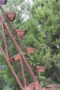 Old rusty conveyor belt