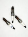 old rusty copper spark plugs