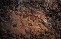 Old and rusty damaged metal /Grunge texture with scratches and cracks. Royalty Free Stock Photo