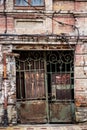 Old Rusty Dirty Iron Gate. Old Rusty Dirty Iron door.