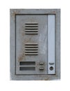 Old and rusty door buzzer Royalty Free Stock Photo