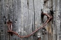 Old Rusty Door Handle Royalty Free Stock Photo