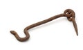 Old rusty door hook Royalty Free Stock Photo