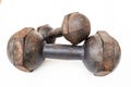 Old rusty dumbell