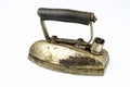 Old electric iron isolated on a white background Royalty Free Stock Photo