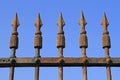 Old rusty fence