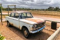 Old rusty Fiat 1500 in rural South Australia
