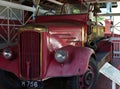 Old rusty fire truck at Melakka