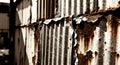 old rusty galvanized sheet texture background Royalty Free Stock Photo