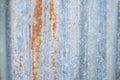 Old rusty GalvanizedZinc sheet for background Royalty Free Stock Photo