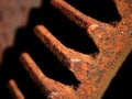 Old rusty gear. Detail II