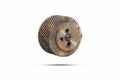 Old rusty gear isolated on white background Royalty Free Stock Photo