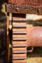 Old Rusty Gear on Machinery Royalty Free Stock Photo