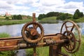 Old rusty gears and cogs Royalty Free Stock Photo