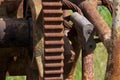 Old rusty gears and cogs Royalty Free Stock Photo