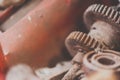 Old rusty gears. Royalty Free Stock Photo