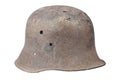 Old rusty german helmet ww1 period